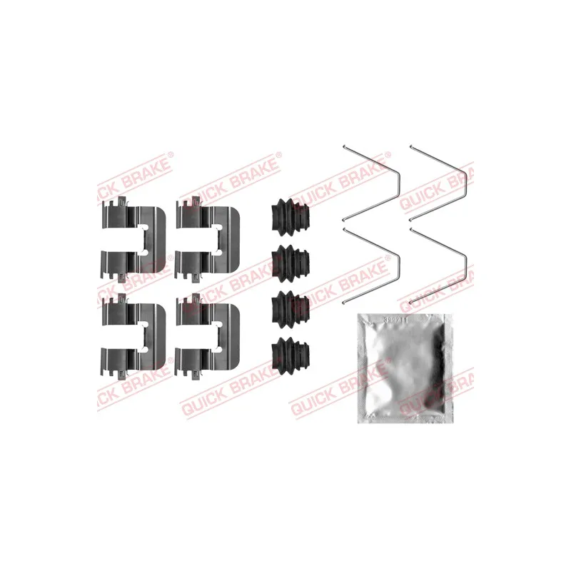 Kit d'accessoires, plaquette de frein à disque QUICK BRAKE 109-0046