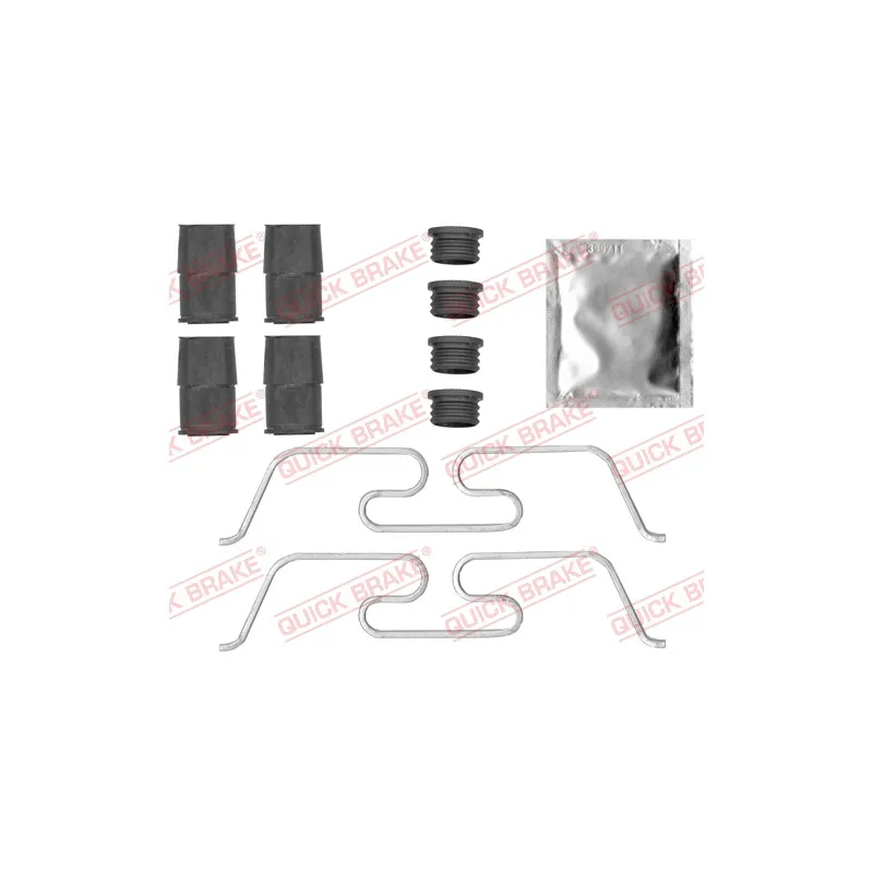 Kit d'accessoires, plaquette de frein à disque QUICK BRAKE 109-0050