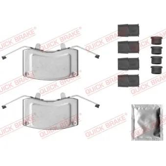 Kit d'accessoires, plaquette de frein à disque QUICK BRAKE 109-0051
