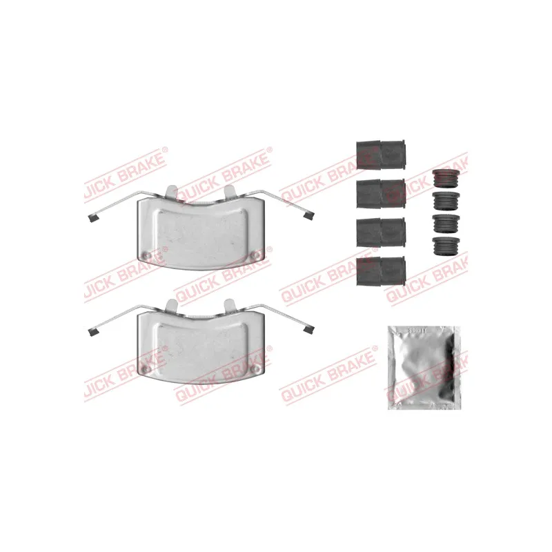 Kit d'accessoires, plaquette de frein à disque QUICK BRAKE 109-0051