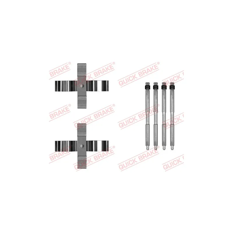 Kit d'accessoires, plaquette de frein à disque QUICK BRAKE 109-0055