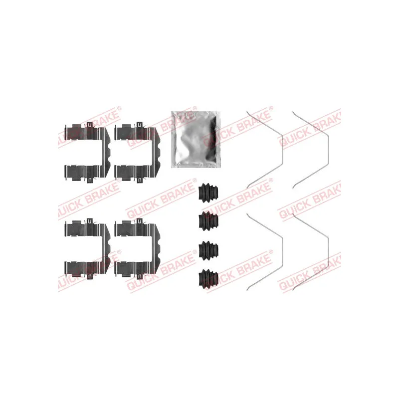 Kit d'accessoires, plaquette de frein à disque QUICK BRAKE 109-0057