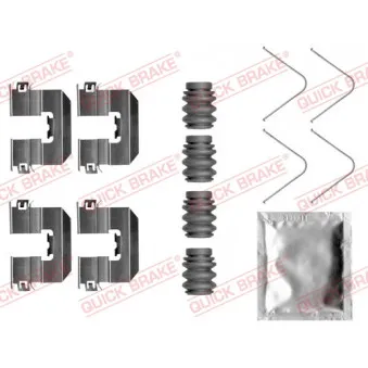 Kit d'accessoires, plaquette de frein à disque QUICK BRAKE 109-0058
