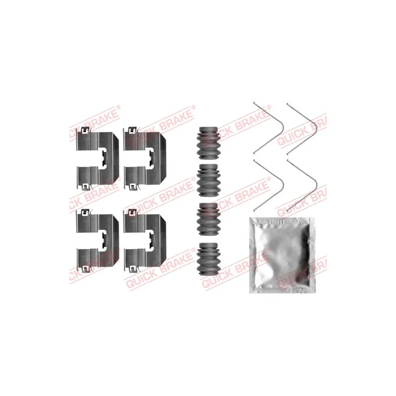 Kit d'accessoires, plaquette de frein à disque QUICK BRAKE 109-0058