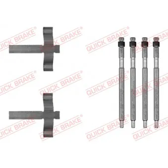 Kit d'accessoires, plaquette de frein à disque QUICK BRAKE 109-0059