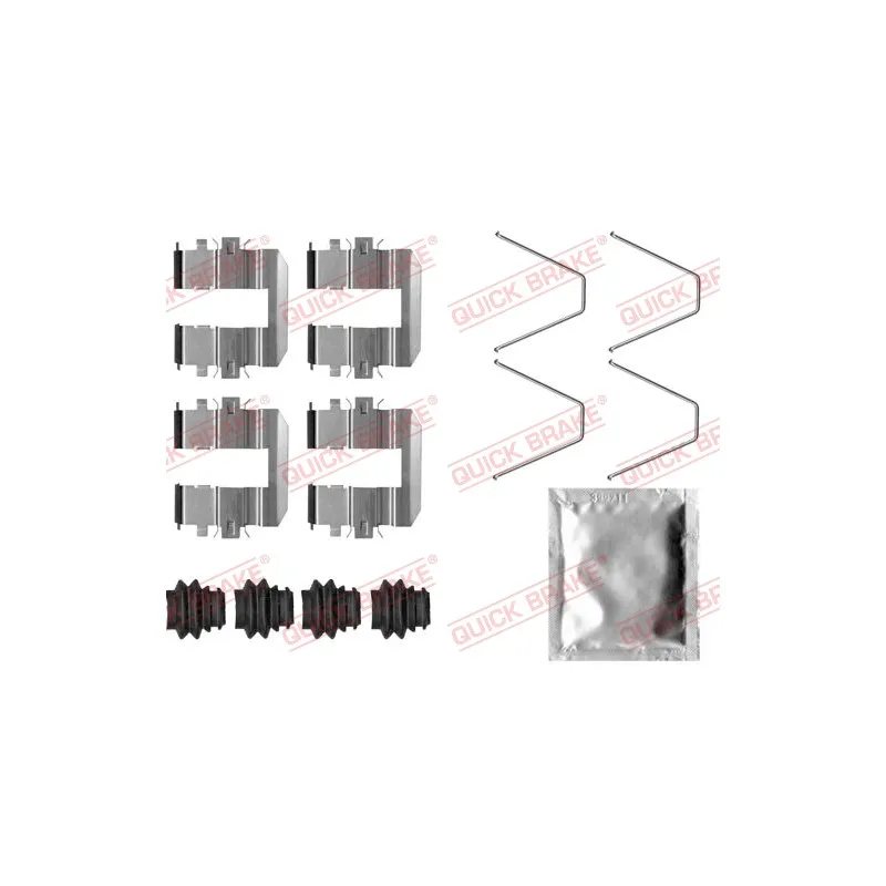Kit d'accessoires, plaquette de frein à disque QUICK BRAKE 109-0060