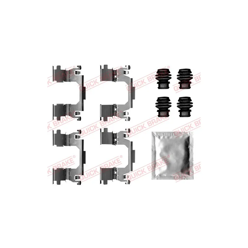 Kit d'accessoires, plaquette de frein à disque QUICK BRAKE 109-0061