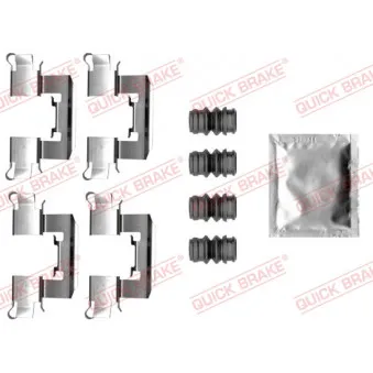 Kit d'accessoires, plaquette de frein à disque QUICK BRAKE 109-0062