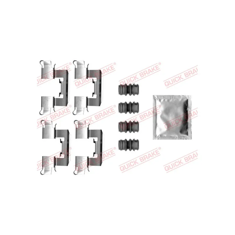 Kit d'accessoires, plaquette de frein à disque QUICK BRAKE 109-0062