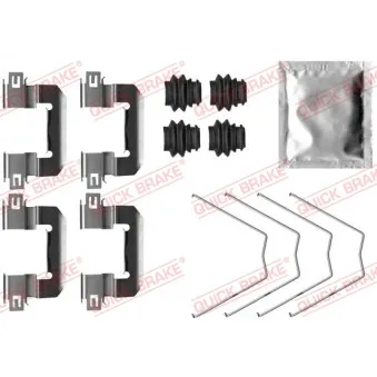 Kit d'accessoires, plaquette de frein à disque QUICK BRAKE 109-0063