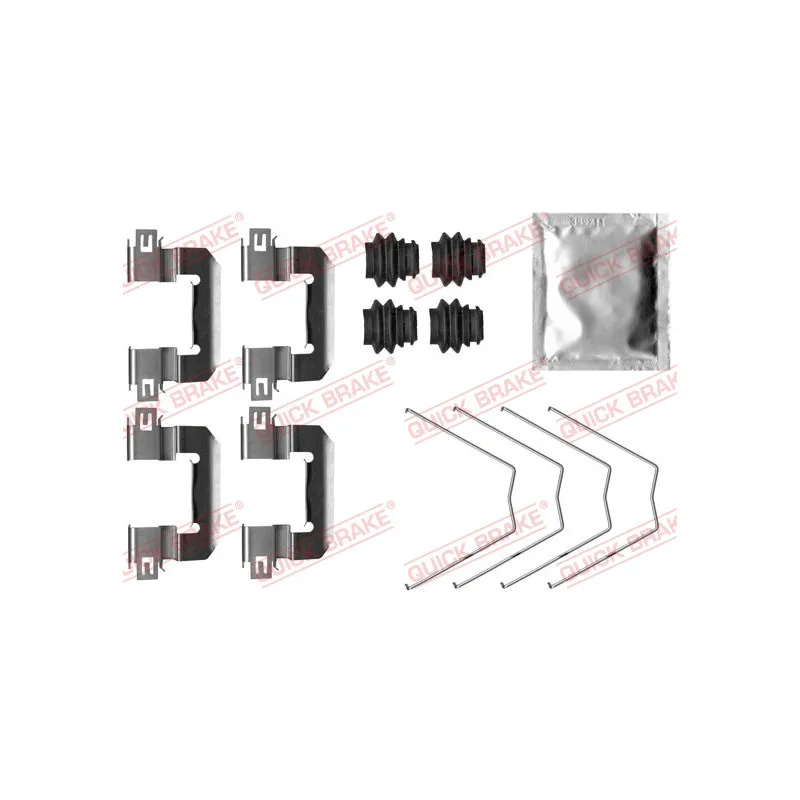 Kit d'accessoires, plaquette de frein à disque QUICK BRAKE 109-0063