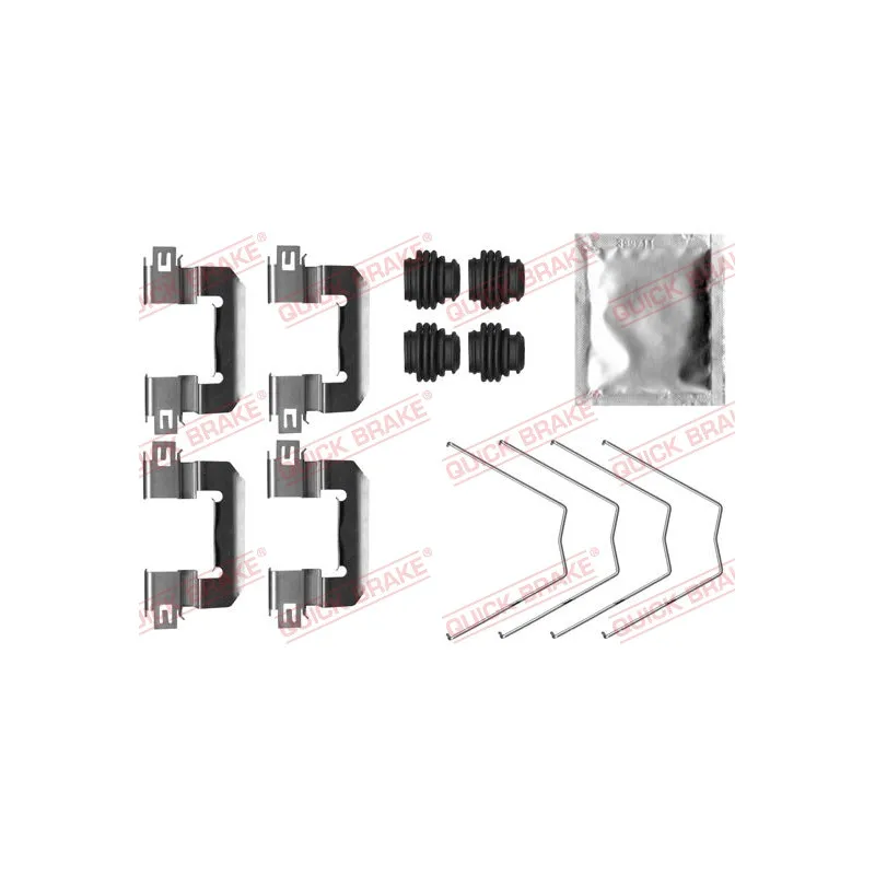 Kit d'accessoires, plaquette de frein à disque QUICK BRAKE 109-0064
