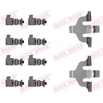 Kit d'accessoires, plaquette de frein à disque QUICK BRAKE 109-0066