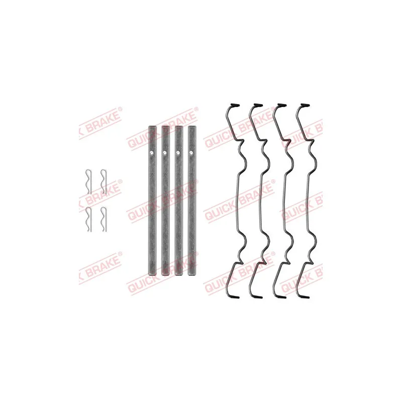 Kit d'accessoires, plaquette de frein à disque QUICK BRAKE 109-0069