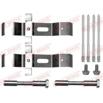 Kit d'accessoires, plaquette de frein à disque QUICK BRAKE 109-0072