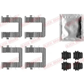 Kit d'accessoires, plaquette de frein à disque QUICK BRAKE 109-0074