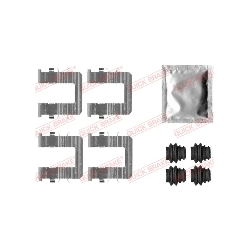 Kit d'accessoires, plaquette de frein à disque QUICK BRAKE 109-0074
