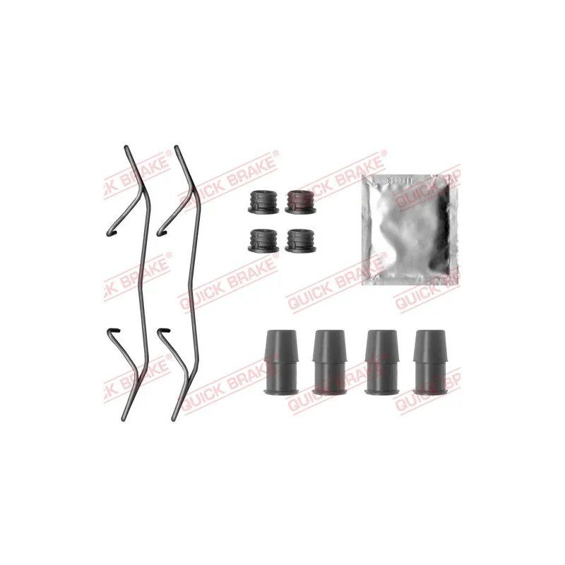 Kit d'accessoires, plaquette de frein à disque QUICK BRAKE 109-0075