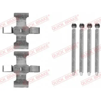 Kit d'accessoires, plaquette de frein à disque QUICK BRAKE 109-0076