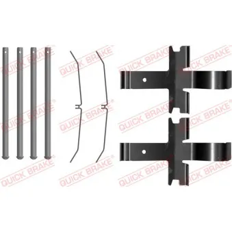 Kit d'accessoires, plaquette de frein à disque QUICK BRAKE 109-0081