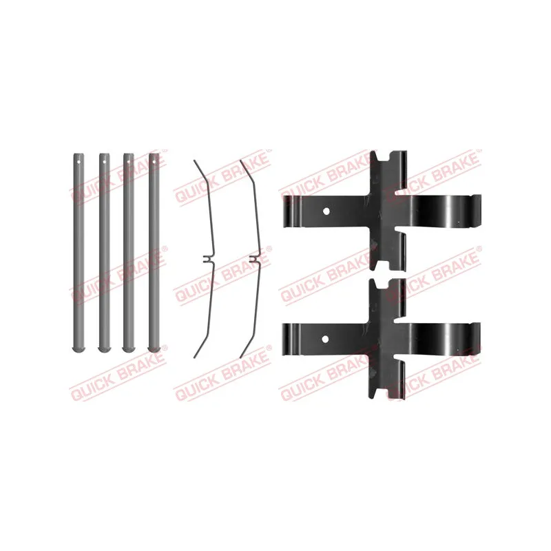 Kit d'accessoires, plaquette de frein à disque QUICK BRAKE 109-0081