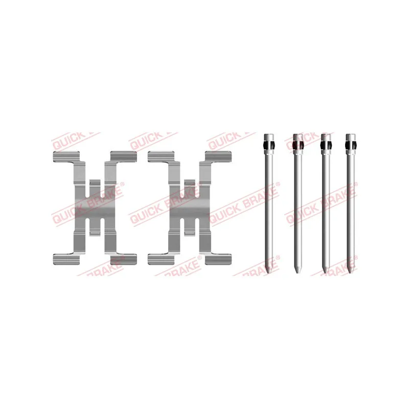 Kit d'accessoires, plaquette de frein à disque QUICK BRAKE 109-0082