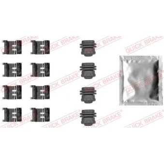 Kit d'accessoires, plaquette de frein à disque QUICK BRAKE 109-0083