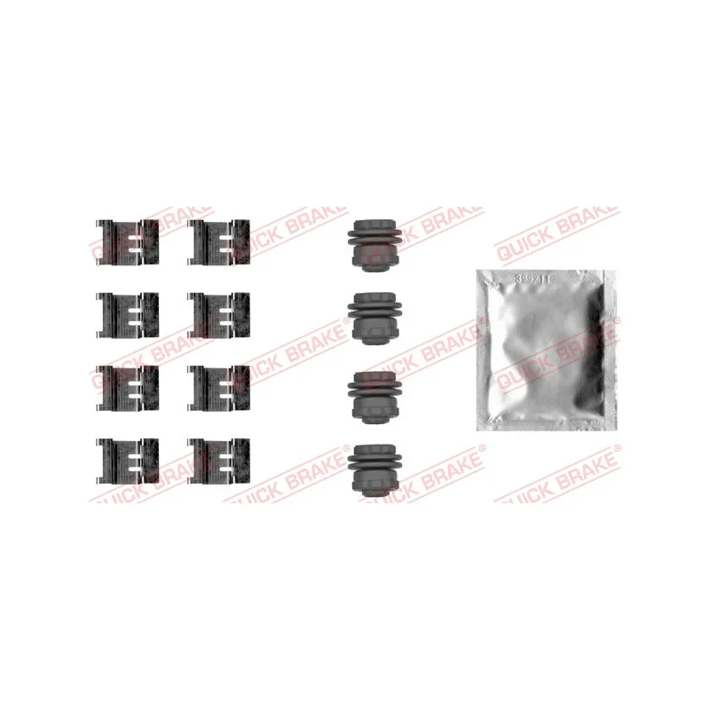 Kit d'accessoires, plaquette de frein à disque QUICK BRAKE 109-0083