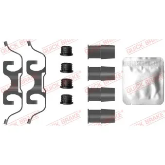 Kit d'accessoires, plaquette de frein à disque QUICK BRAKE 109-0085