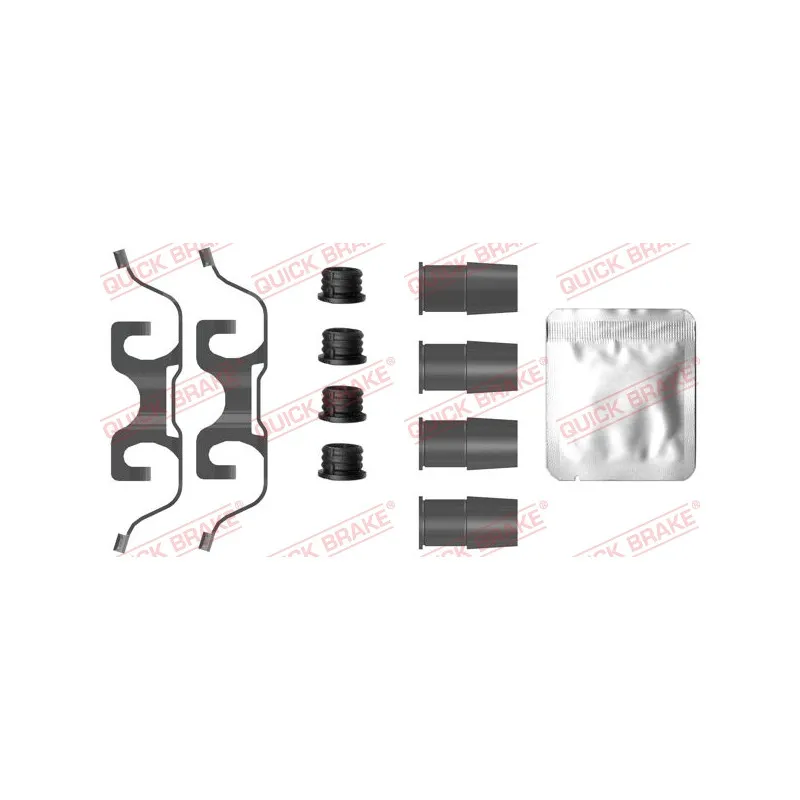 Kit d'accessoires, plaquette de frein à disque QUICK BRAKE 109-0085