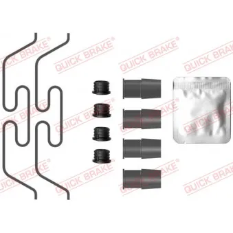 Kit d'accessoires, plaquette de frein à disque QUICK BRAKE 109-0086