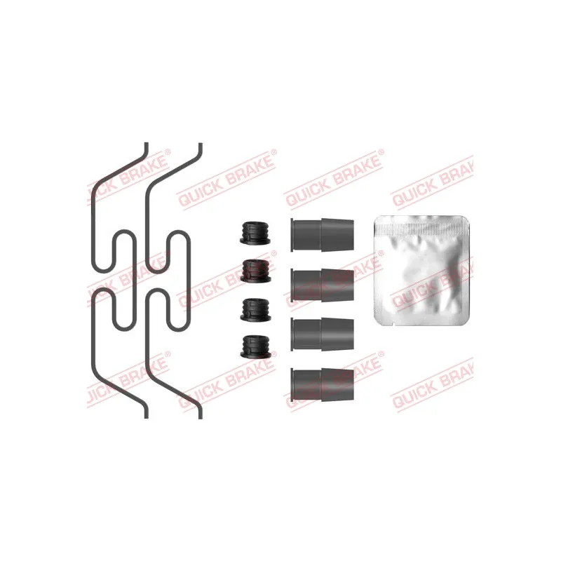 Kit d'accessoires, plaquette de frein à disque QUICK BRAKE 109-0086