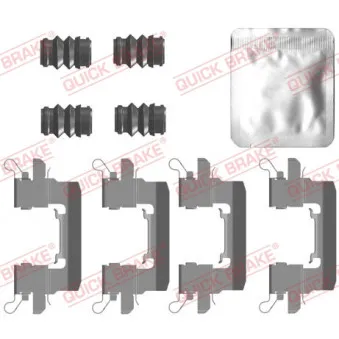 Kit d'accessoires, plaquette de frein à disque QUICK BRAKE 109-0087
