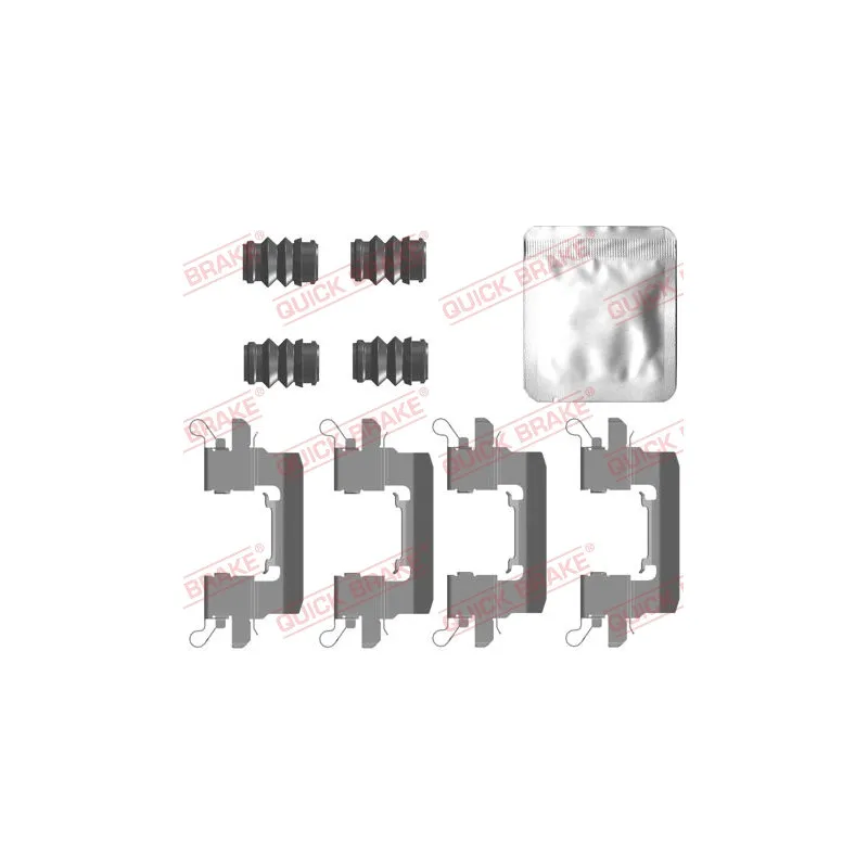 Kit d'accessoires, plaquette de frein à disque QUICK BRAKE 109-0087