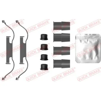 Kit d'accessoires, plaquette de frein à disque QUICK BRAKE 109-0088