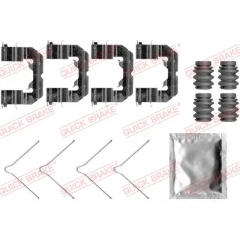 Kit d'accessoires, plaquette de frein à disque QUICK BRAKE 109-0089