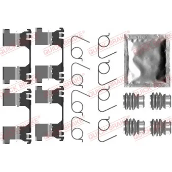 Kit d'accessoires, plaquette de frein à disque QUICK BRAKE 109-0091