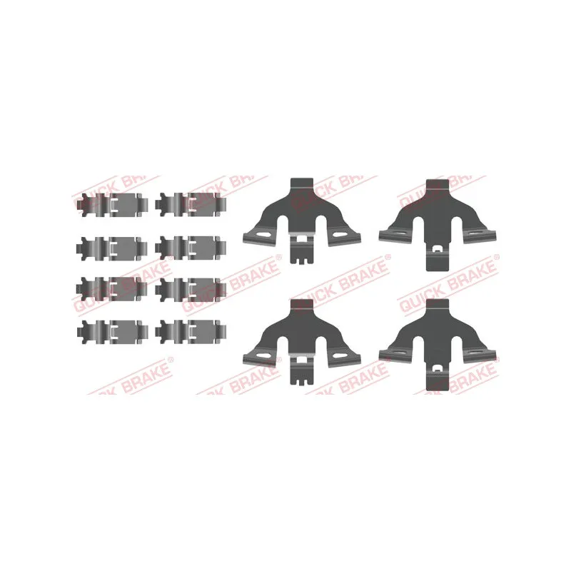 Kit d'accessoires, plaquette de frein à disque QUICK BRAKE 109-0093
