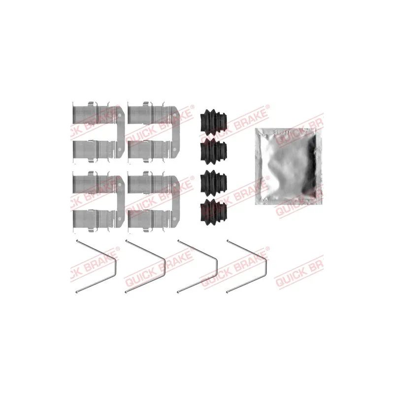 Kit d'accessoires, plaquette de frein à disque QUICK BRAKE 109-0094