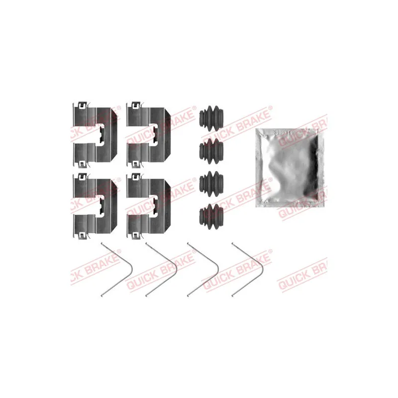 Kit d'accessoires, plaquette de frein à disque QUICK BRAKE 109-0095