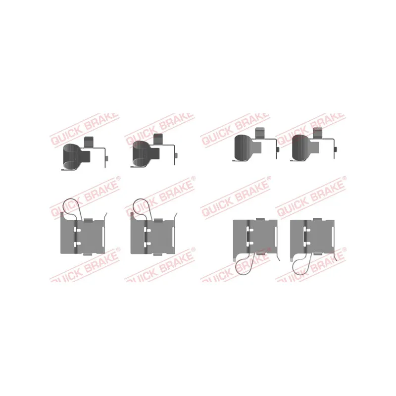 Kit d'accessoires, plaquette de frein à disque QUICK BRAKE 109-0097