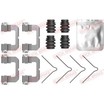 Kit d'accessoires, plaquette de frein à disque QUICK BRAKE 109-0099