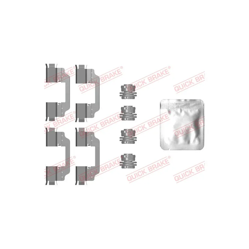 Kit d'accessoires, plaquette de frein à disque QUICK BRAKE 109-0101