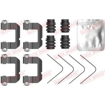 Kit d'accessoires, plaquette de frein à disque QUICK BRAKE 109-0102