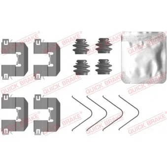 Kit d'accessoires, plaquette de frein à disque QUICK BRAKE 109-0104