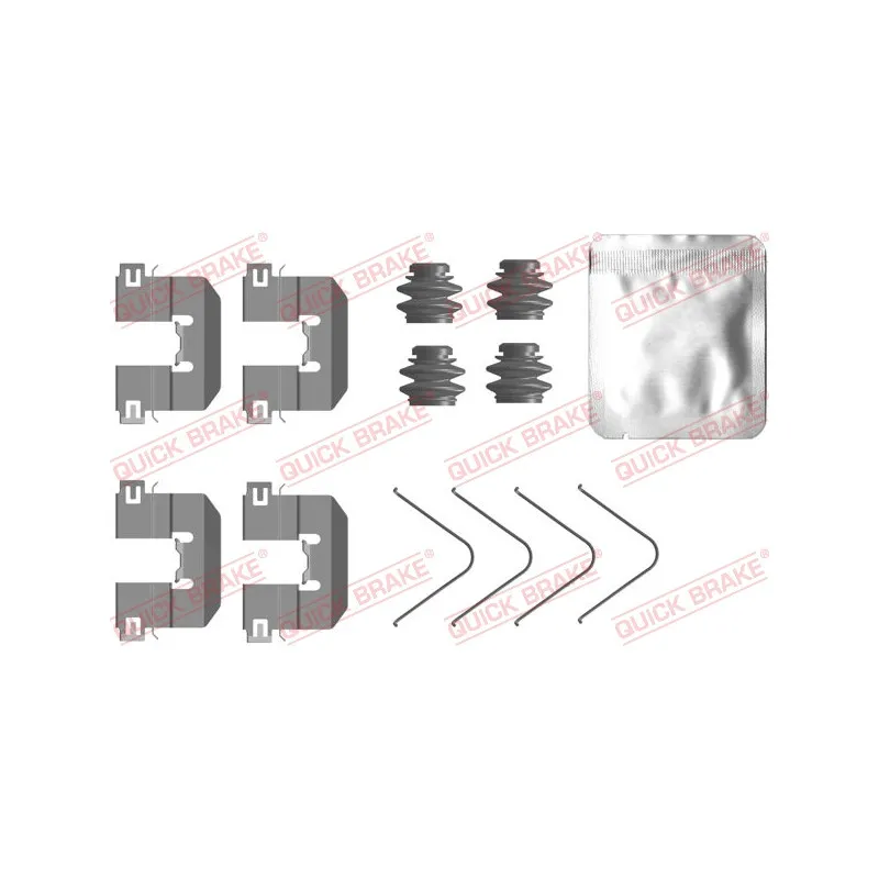Kit d'accessoires, plaquette de frein à disque QUICK BRAKE 109-0104