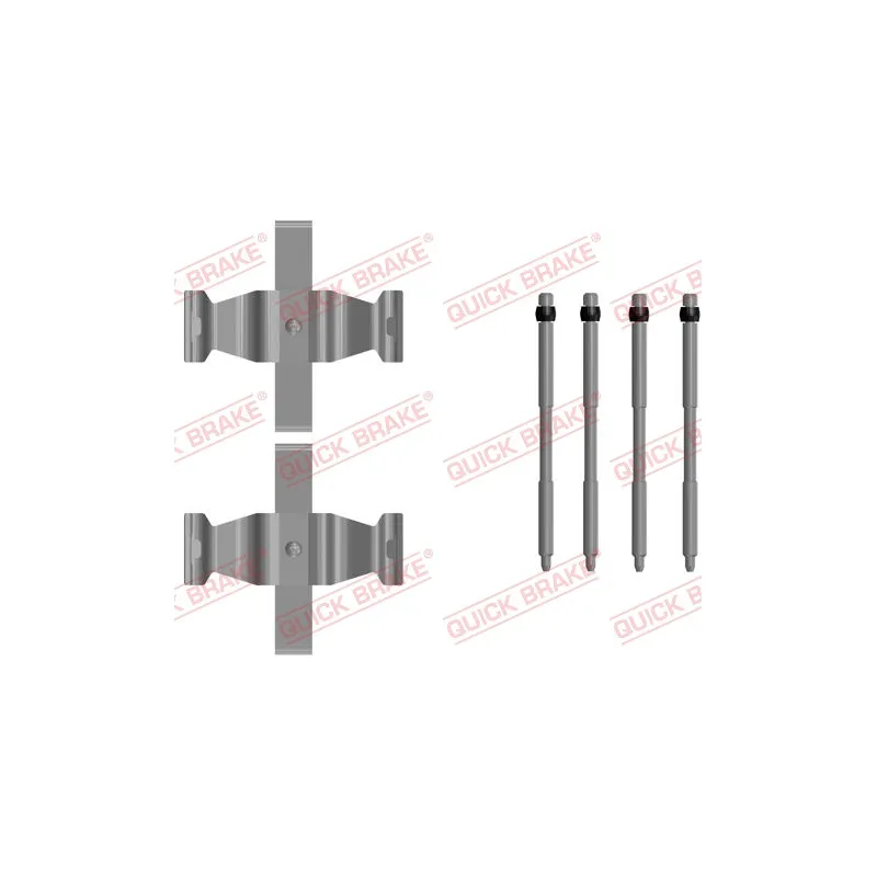 Kit d'accessoires, plaquette de frein à disque QUICK BRAKE 109-0107