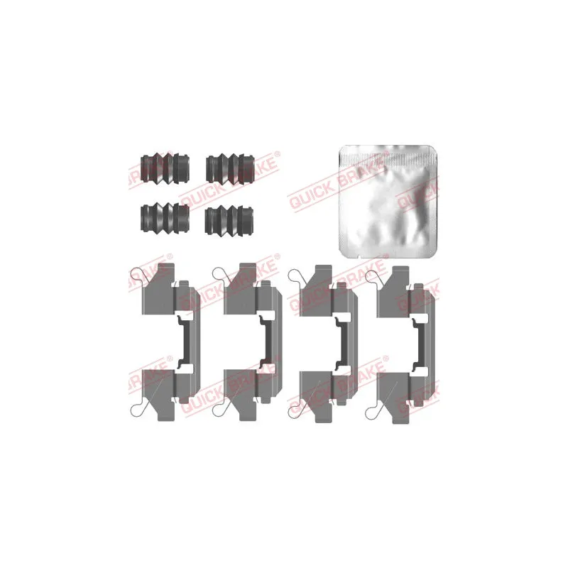 Kit d'accessoires, plaquette de frein à disque QUICK BRAKE 109-0111