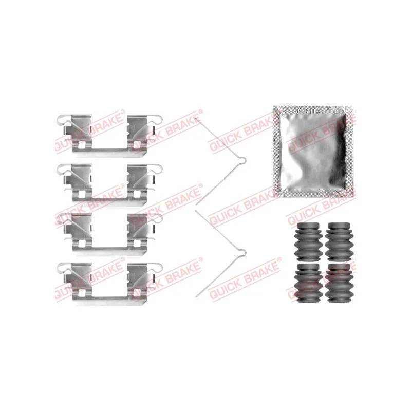 Kit d'accessoires, plaquette de frein à disque QUICK BRAKE 109-0113