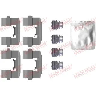 Kit d'accessoires, plaquette de frein à disque QUICK BRAKE 109-0115